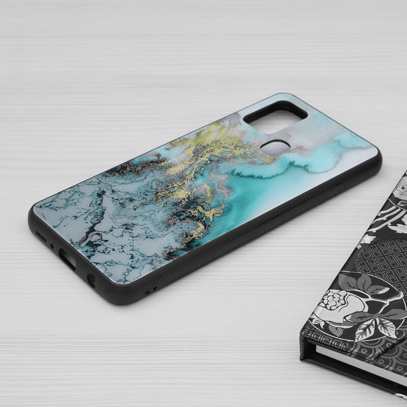 Husa Samsung Galaxy A21s Techsuit Glaze, Blue Ocean