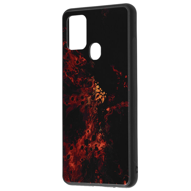 Husa Samsung Galaxy A21s Techsuit Glaze, Red Nebula