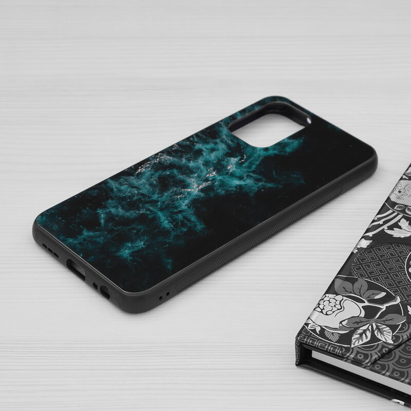 Husa Xiaomi Redmi Note 10 4G Techsuit Glaze, Blue Nebula