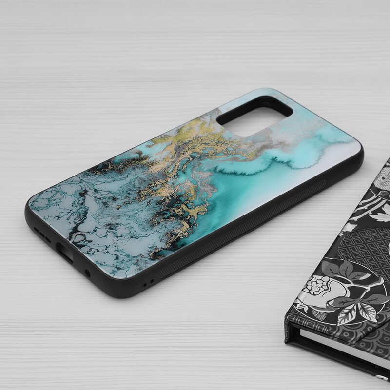 Husa Xiaomi Redmi 9T Techsuit Glaze, Blue Ocean