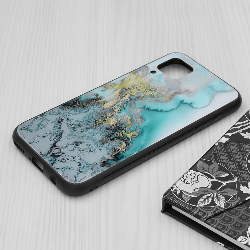 Husa Huawei P40 Lite Techsuit Glaze, Blue Ocean