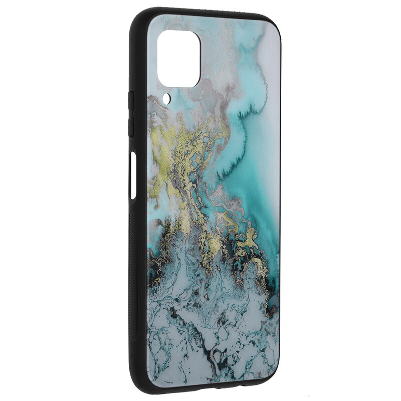 Husa Huawei P40 Lite Techsuit Glaze, Blue Ocean