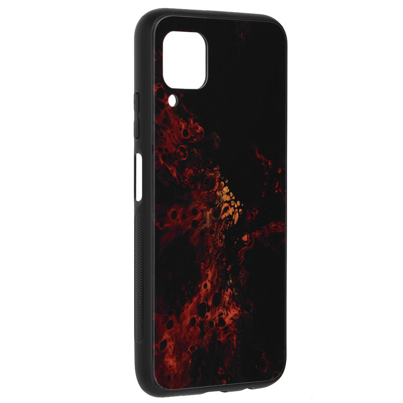 Husa Huawei P40 Lite Techsuit Glaze, Red Nebula