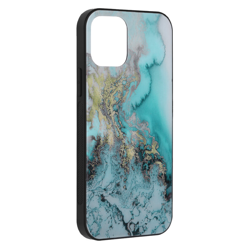 Husa iPhone 12 Techsuit Glaze, Blue Ocean