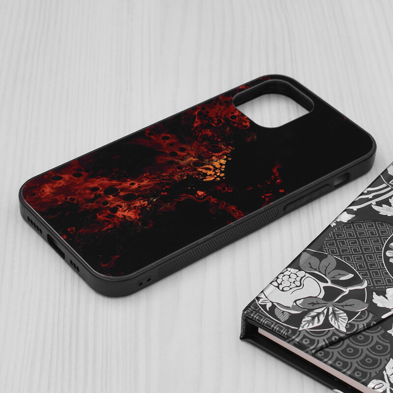 Husa iPhone 12 Techsuit Glaze, Red Nebula