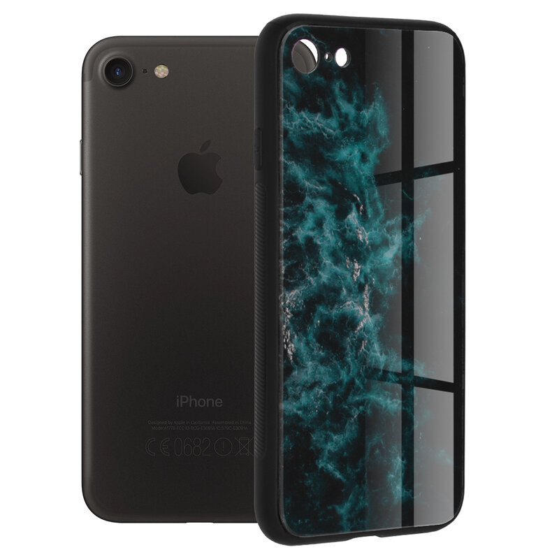 Husa iPhone 7 Techsuit Glaze, Blue Nebula