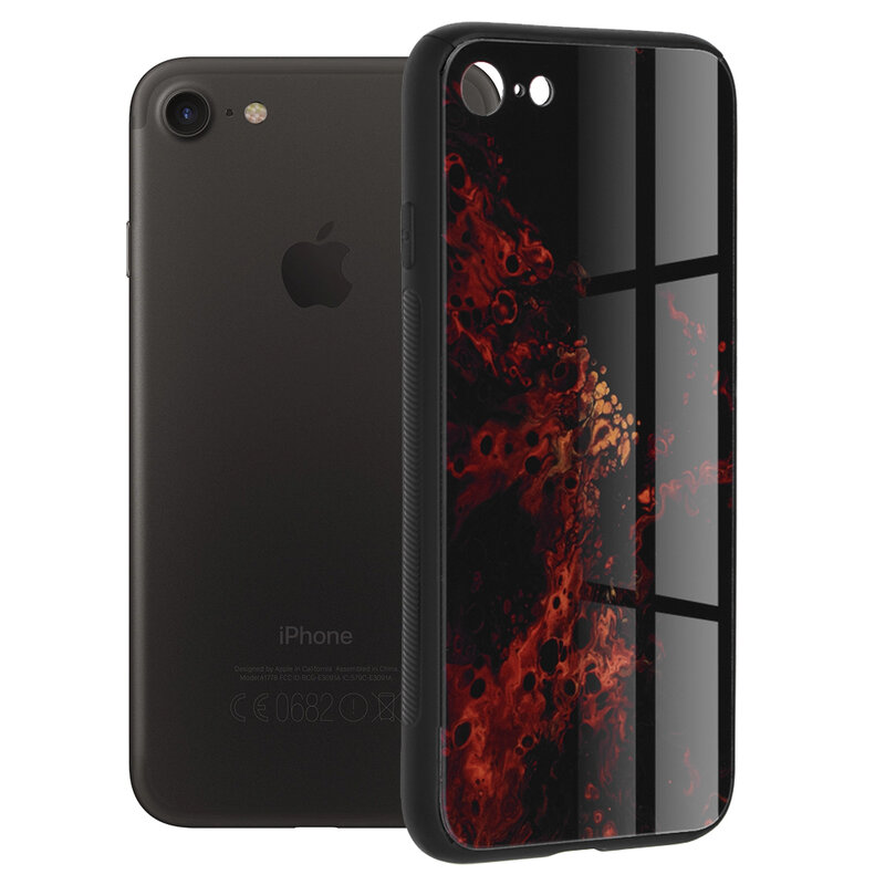 Husa iPhone 7 Techsuit Glaze, Red Nebula
