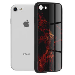 Husa iPhone 8 Techsuit Glaze, Red Nebula