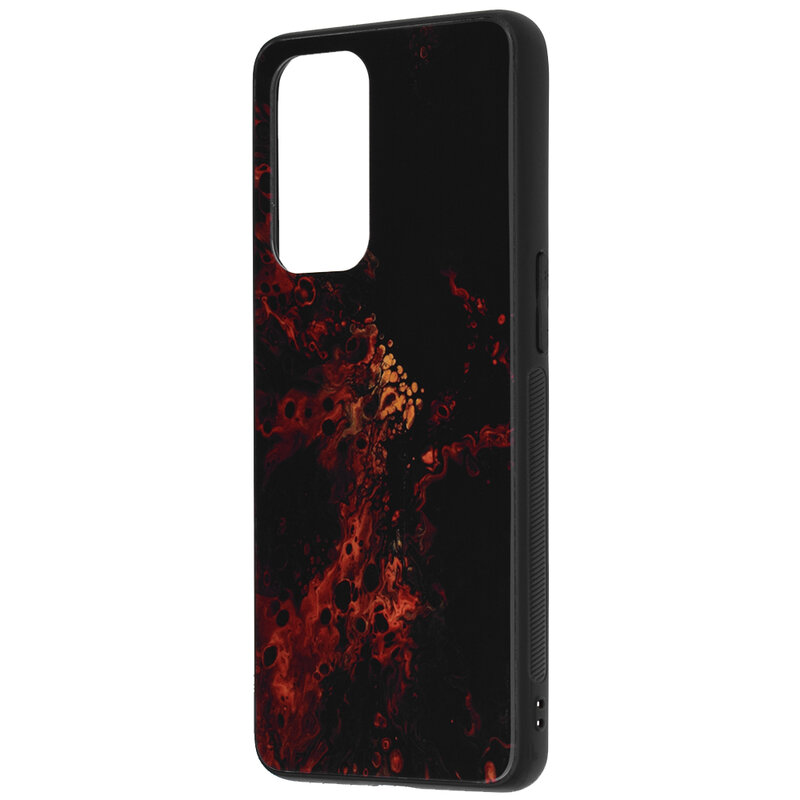 Husa OnePlus 9 Pro Techsuit Glaze, Red Nebula