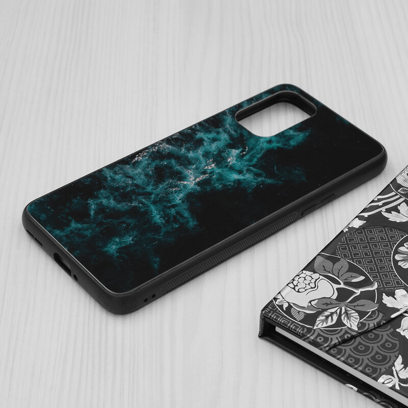 Husa OnePlus 9R Techsuit Glaze, Blue Nebula