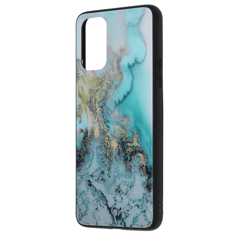 Husa OnePlus 9R Techsuit Glaze, Blue Ocean