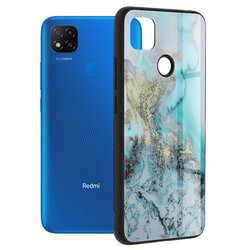 Husa Xiaomi Redmi 9C NFC Techsuit Glaze, Blue Ocean