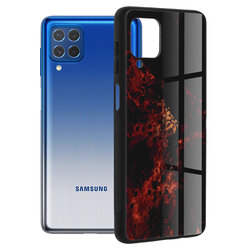 Husa Samsung Galaxy M62/ F62 Techsuit Glaze, Red Nebula
