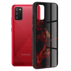 Husa Samsung Galaxy A02s Techsuit Glaze, Red Nebula