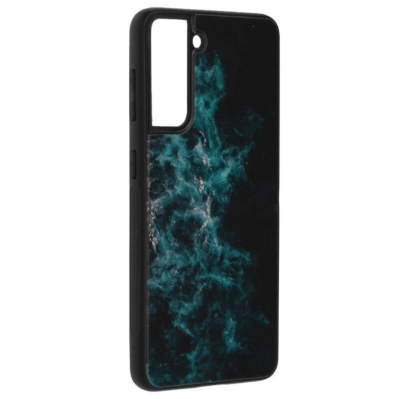 Husa Samsung Galaxy S21 5G Techsuit Glaze, Blue Nebula
