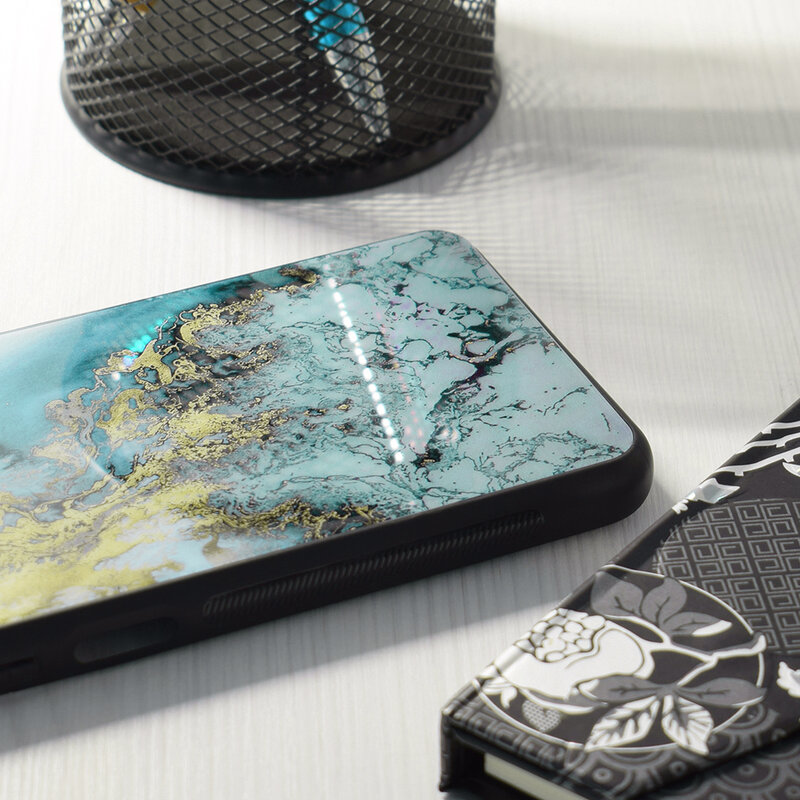 Husa Samsung Galaxy S21 5G Techsuit Glaze, Blue Ocean