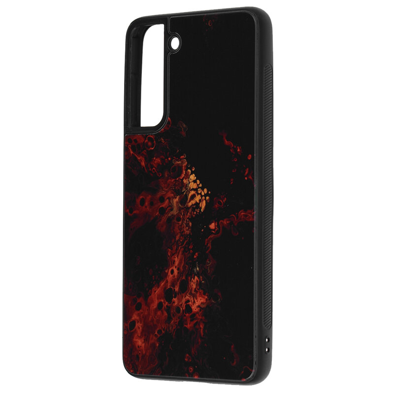 Husa Samsung Galaxy S21 5G Techsuit Glaze, Red Nebula