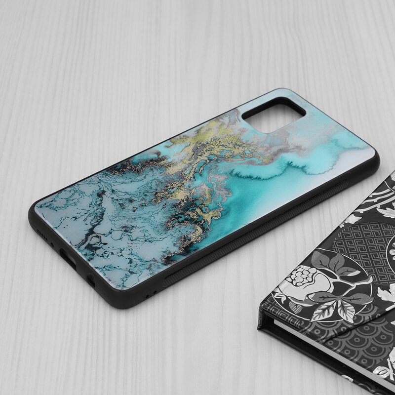 Husa Samsung Galaxy A71 4G Techsuit Glaze, Blue Ocean