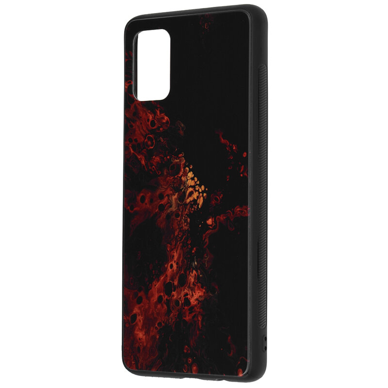 Husa Samsung Galaxy A71 4G Techsuit Glaze, Red Nebula