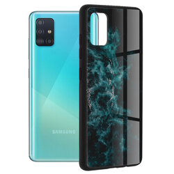 Husa Samsung Galaxy A51 Techsuit Glaze, Blue Nebula