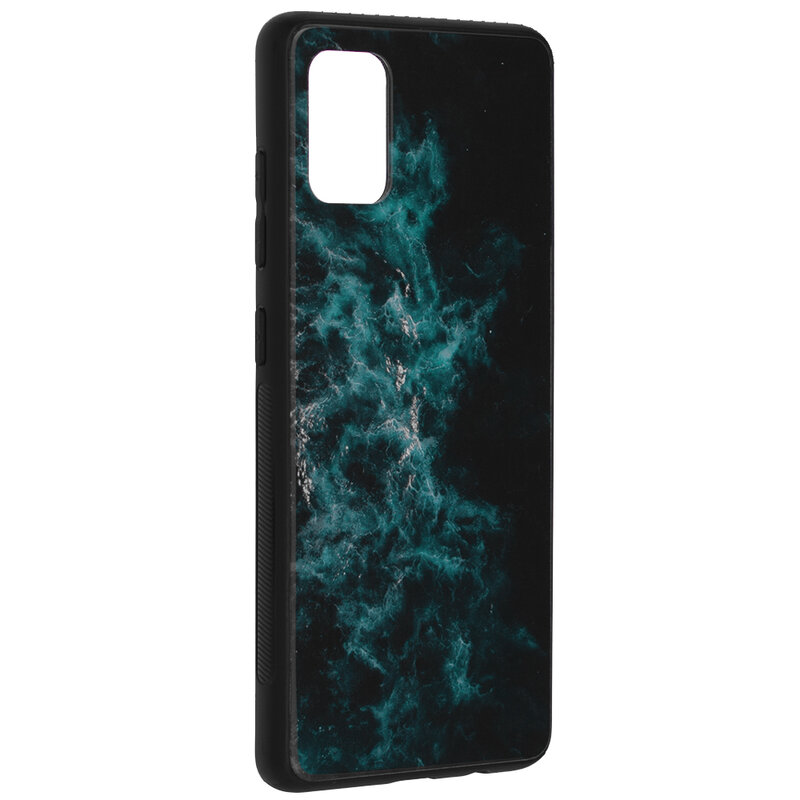 Husa Samsung Galaxy A51 4G Techsuit Glaze, Blue Nebula