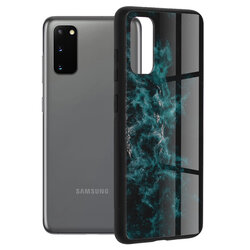 Husa Samsung Galaxy S20 5G Techsuit Glaze, Blue Nebula