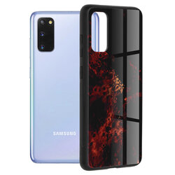 Husa Samsung Galaxy S20 Techsuit Glaze, Red Nebula