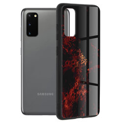 Husa Samsung Galaxy S20 5G Techsuit Glaze, Red Nebula