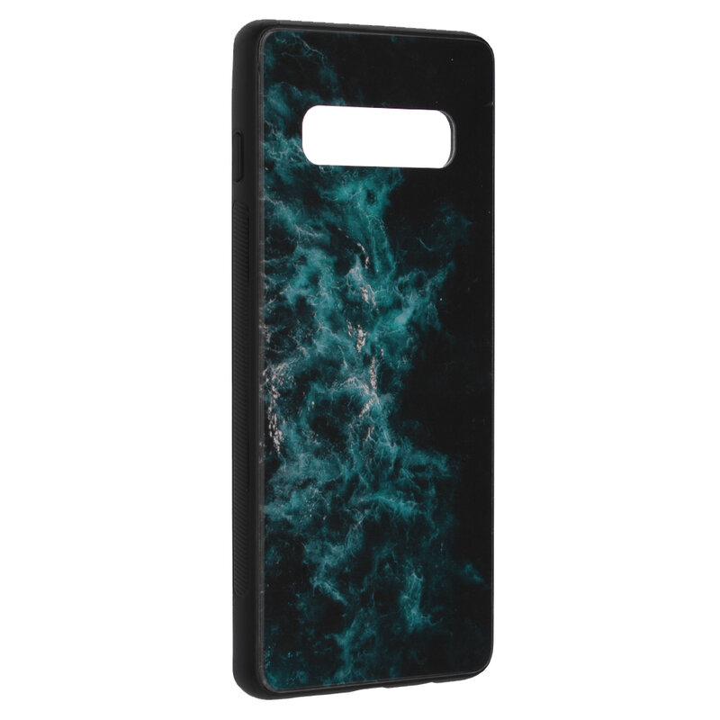 Husa Samsung Galaxy S10 Plus Techsuit Glaze, Blue Nebula