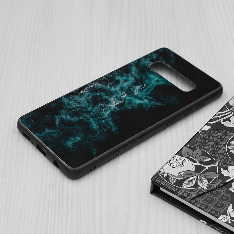 Husa Samsung Galaxy S10 Plus Techsuit Glaze, Blue Nebula