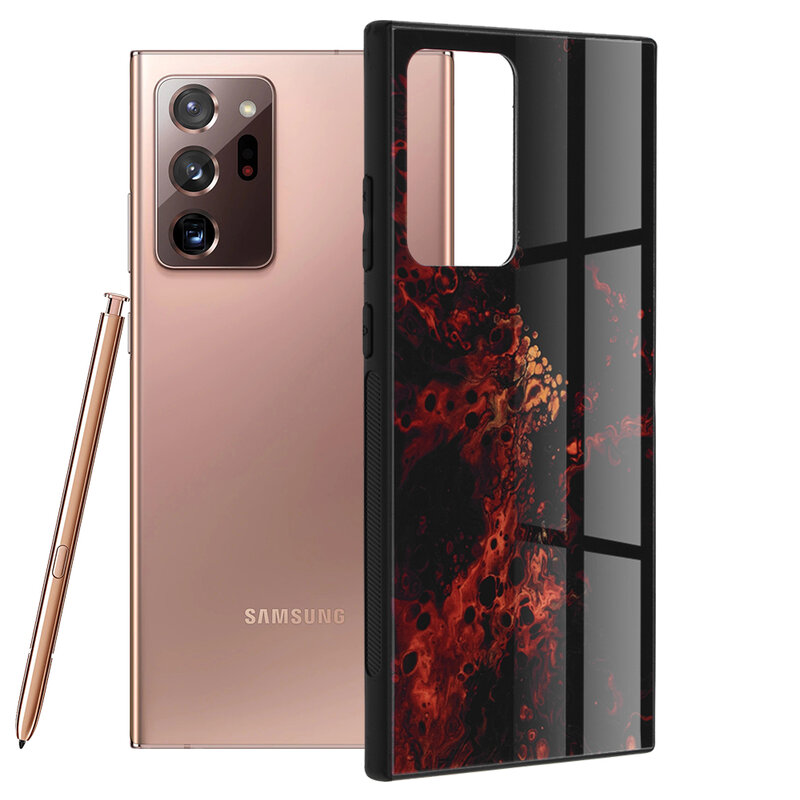 Husa Samsung Galaxy Note 20 Ultra Techsuit Glaze, Red Nebula