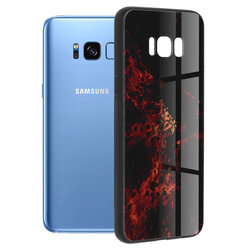 Husa Samsung Galaxy S8+, Galaxy S8 Plus Techsuit Glaze, Red Nebula