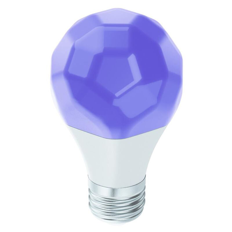 Bec LED inteligent Nanoleaf A60 E27, smart Wi-Fi, 9W, lumina RGBCW