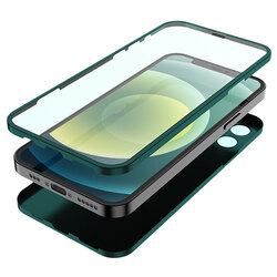 [Pachet 360°] Husa + folie iPhone 12 Pro Max Lito Full Body, verde