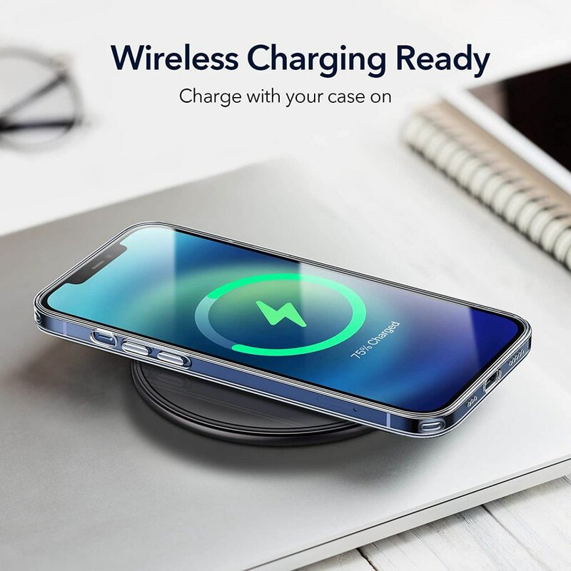 Husa iPhone 12 ESR Classic Hybrid, protectie camera ,clear