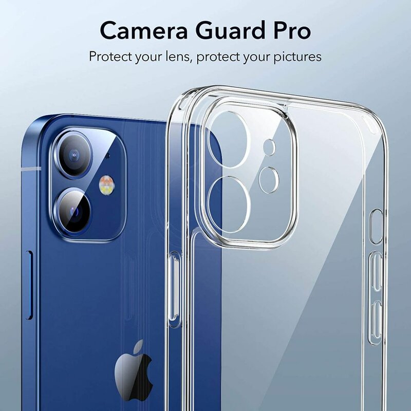 Husa iPhone 12 ESR Classic Hybrid, protectie camera ,clear