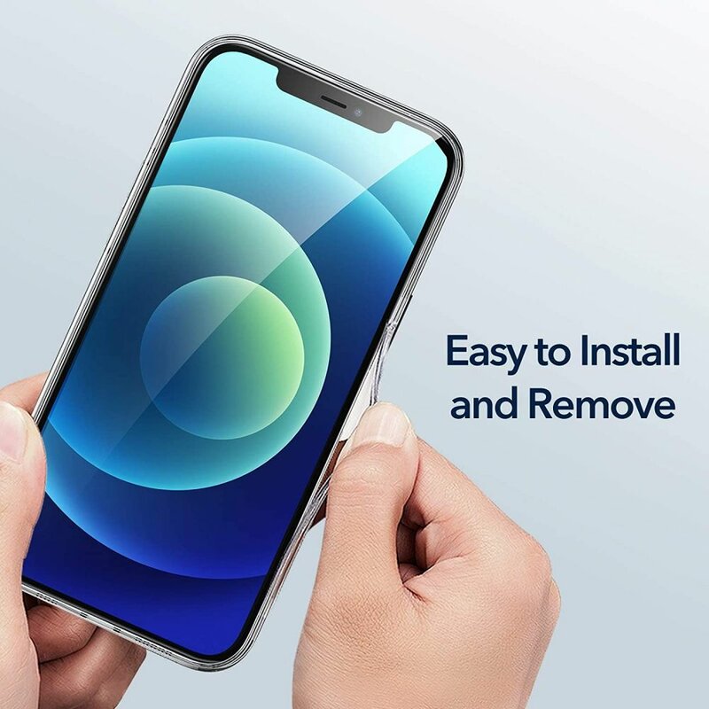 Husa iPhone 12 ESR Classic Hybrid, protectie camera ,clear