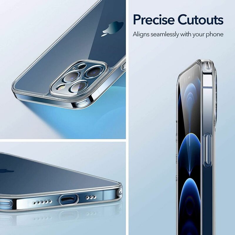 Husa iPhone 12 Pro ESR Classic Hybrid, protectie camera, clear