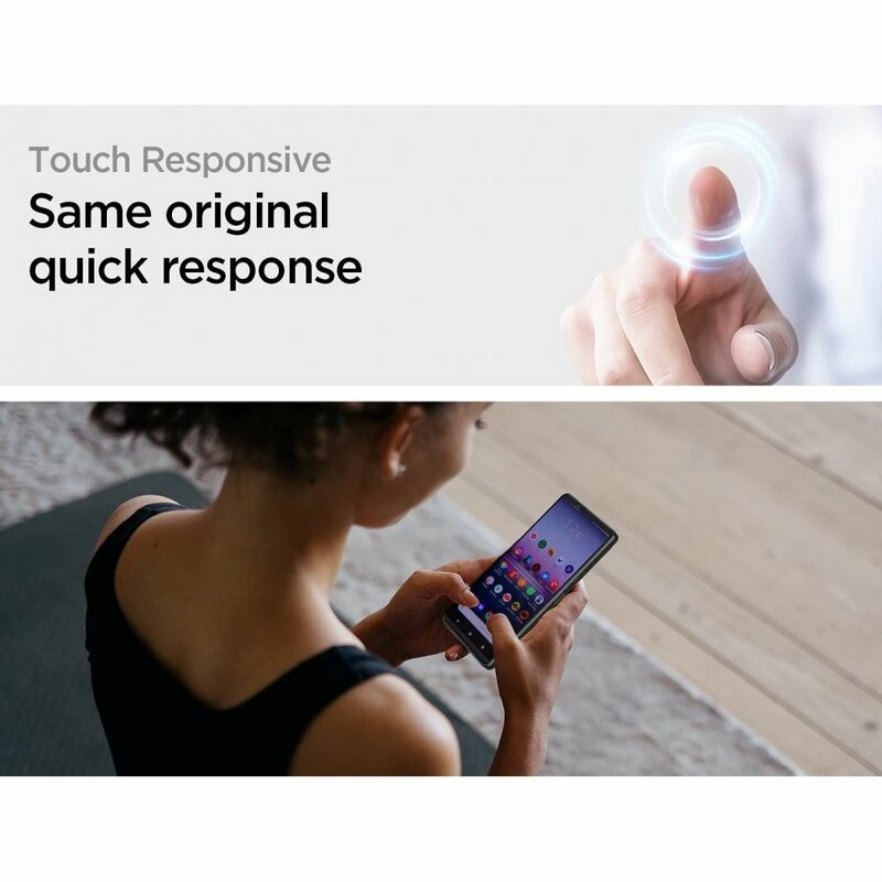 Folie Sticla Sony Xperia 1 III Spigen Glas.t R Align Master, negru