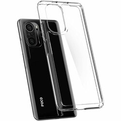 Husa Xiaomi Poco F3 Spigen Ultra Hybrid - Crystal Clear