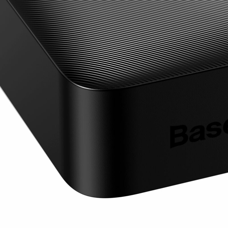 Baterie externa 20000mAh Baseus, 2xUSB, USB-C, Micro-USB, negru, PPDML-M01