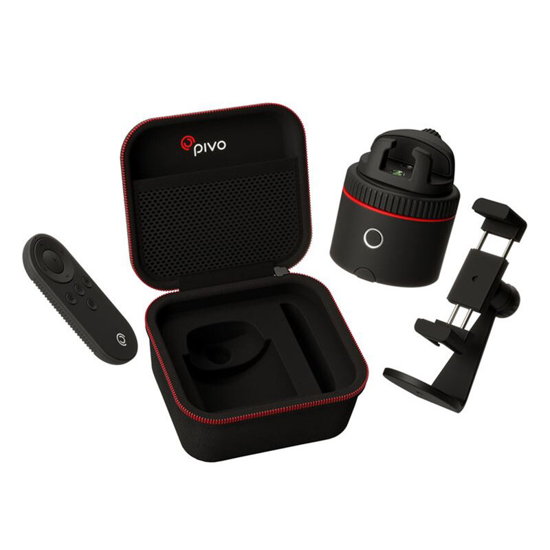 Kit suport stabilizator telefon pentru filmare Pivo Pod Red, Smart Tracking