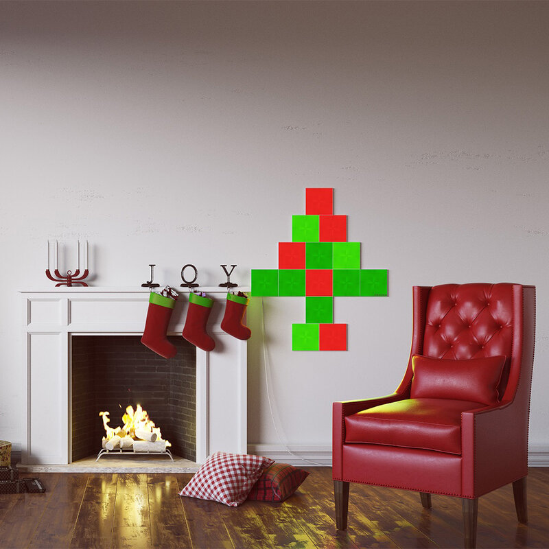 [Set 4x] Panouri luminoase modulare Nanoleaf Canvas, lumina RGBW