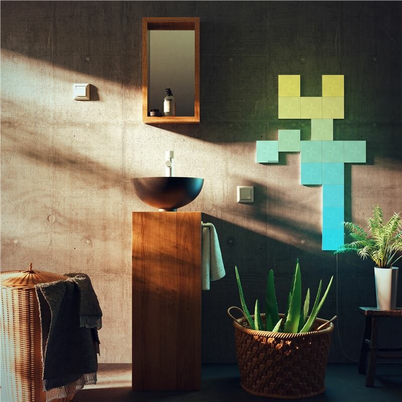 [Pachet 9x] Panouri luminoase modulare Nanoleaf Canvas Smarter Kit