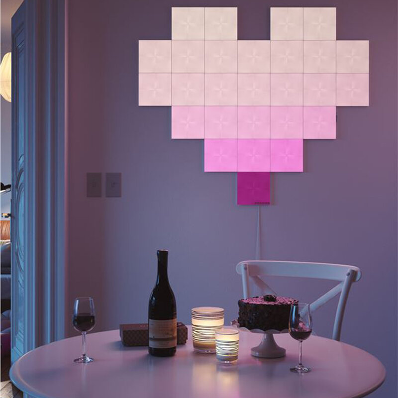 [Pachet 9x] Panouri luminoase modulare Nanoleaf Canvas Smarter Kit