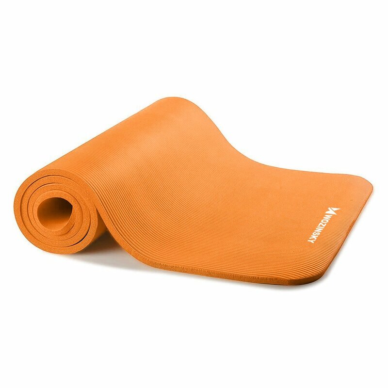 Saltea gimnastica, impermeabila, fitness, yoga, aerobic, pilates, portocaliu