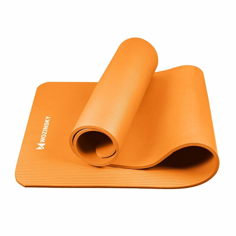 Saltea gimnastica, impermeabila, fitness, yoga, aerobic, pilates, portocaliu