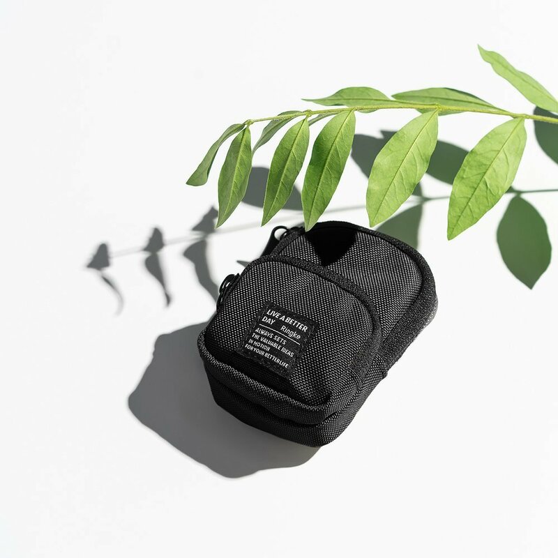 Gentuta earbuds universala Ringke Mini Pouch Two Pocket, negru