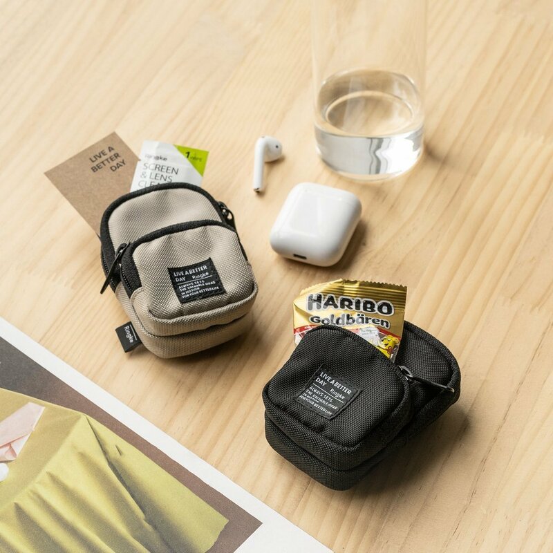 Gentuta earbuds universala Ringke Mini Pouch Two Pocket, negru