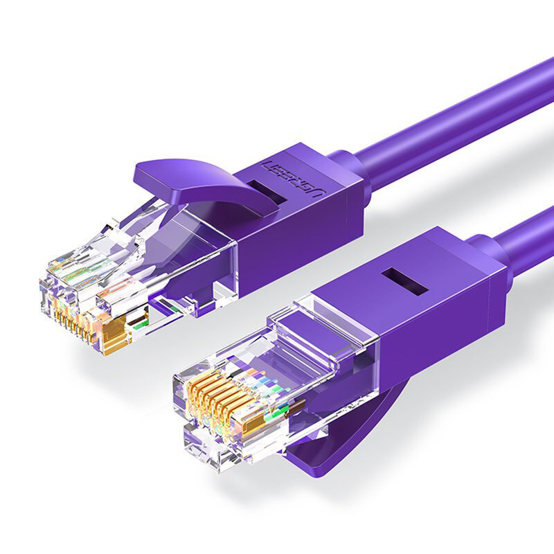 Cablu UTP Cat 6 RJ45 Ugreen, LAN 26 AWG, 1Gbps, 1m, violet, 80835